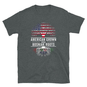 American Grown Bosniak Roots Flag T-Shirt