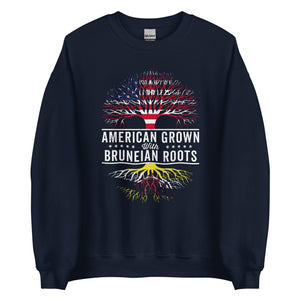 American Grown Bruneian Roots Flag Sweatshirt