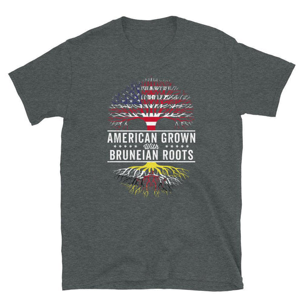 American Grown Bruneian Roots Flag T-Shirt