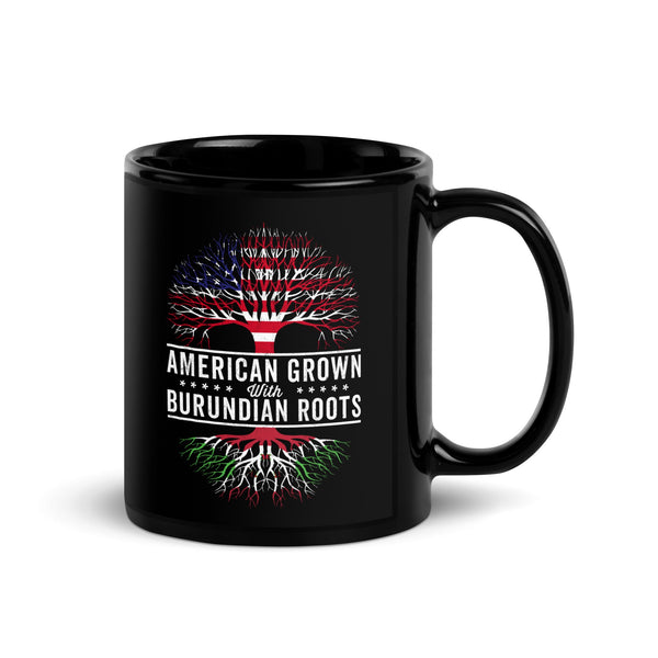 American Grown Burundian Roots Flag Mug