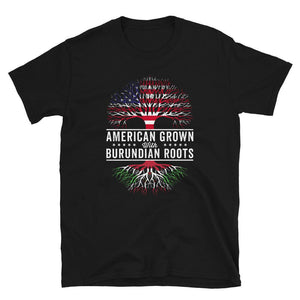 American Grown Burundian Roots Flag T-Shirt