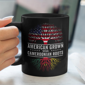 American Grown Cameroonian Roots Flag Mug