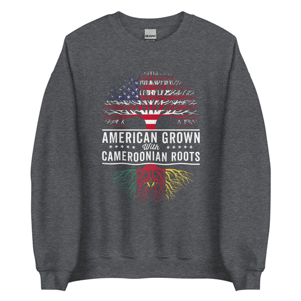 American Grown Cameroonian Roots Flag Sweatshirt