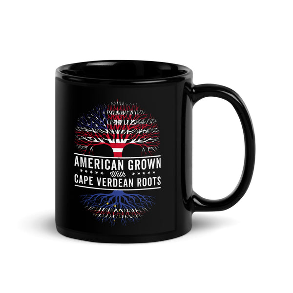 American Grown Cape Verdean Roots Flag Mug