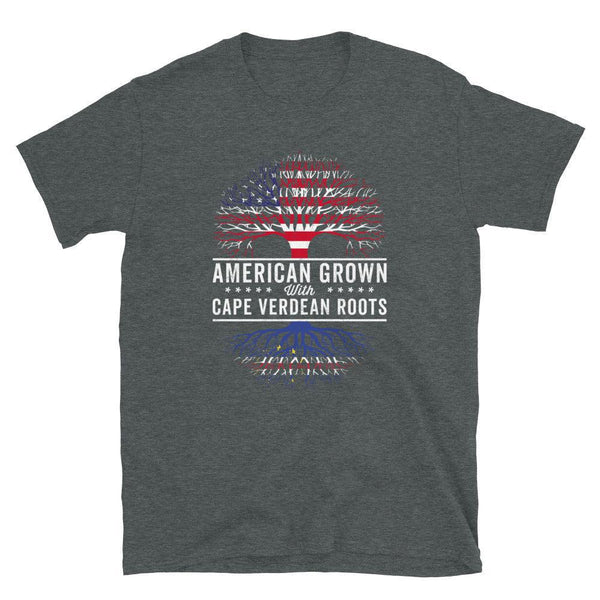 American Grown Cape Verdean Roots Flag T-Shirt