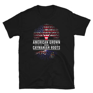 American Grown Caymanian Roots Flag T-Shirt