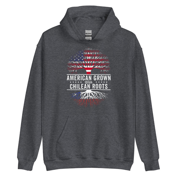 American Grown Chilean Roots Flag Hoodie