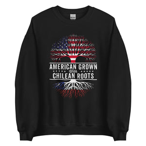American Grown Chilean Roots Flag Sweatshirt