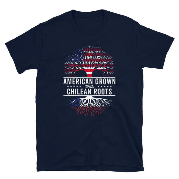 American Grown Chilean Roots Flag T-Shirt