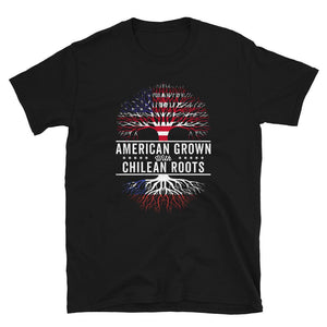 American Grown Chilean Roots Flag T-Shirt