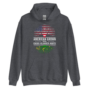 American Grown Cocos Islander Roots Flag Hoodie