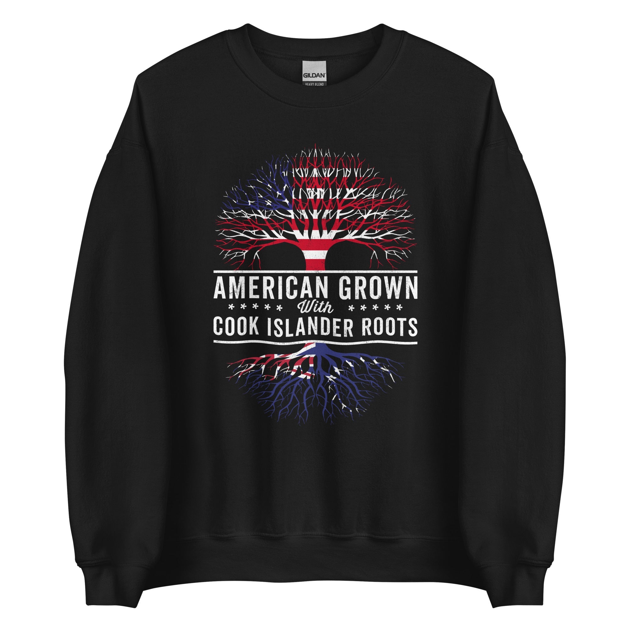American Grown Cook Islander Roots Flag Sweatshirt