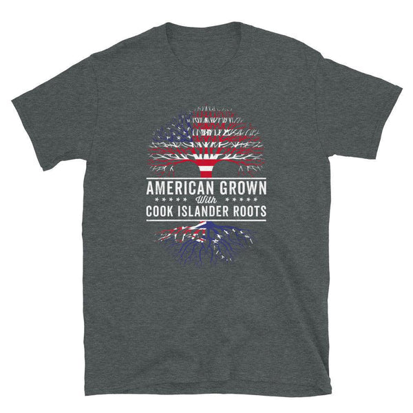 American Grown Cook Islander Roots Flag T-Shirt