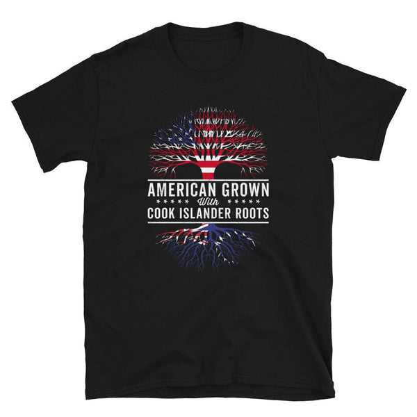 American Grown Cook Islander Roots Flag T-Shirt