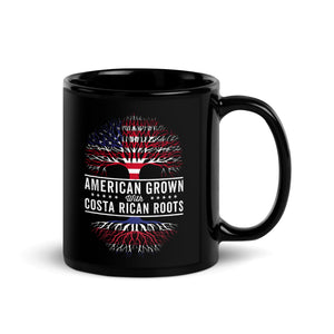 American Grown Costa Rican Roots Flag Mug