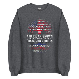 American Grown Costa Rican Roots Flag Sweatshirt