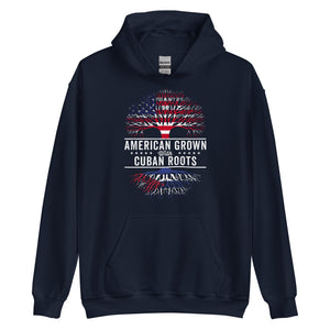 American Grown Cuban Roots Flag Hoodie