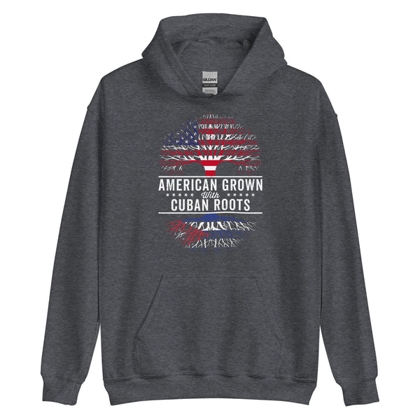 American Grown Cuban Roots Flag Hoodie