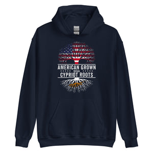 American Grown Cypriot Roots Flag Hoodie