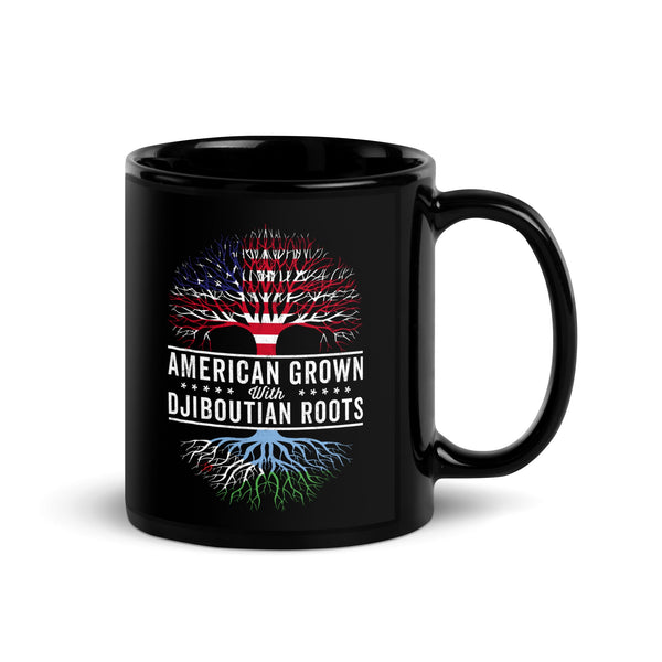 American Grown Djiboutian Roots Flag Mug