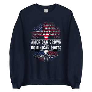 American Grown Dominican Roots Flag Sweatshirt