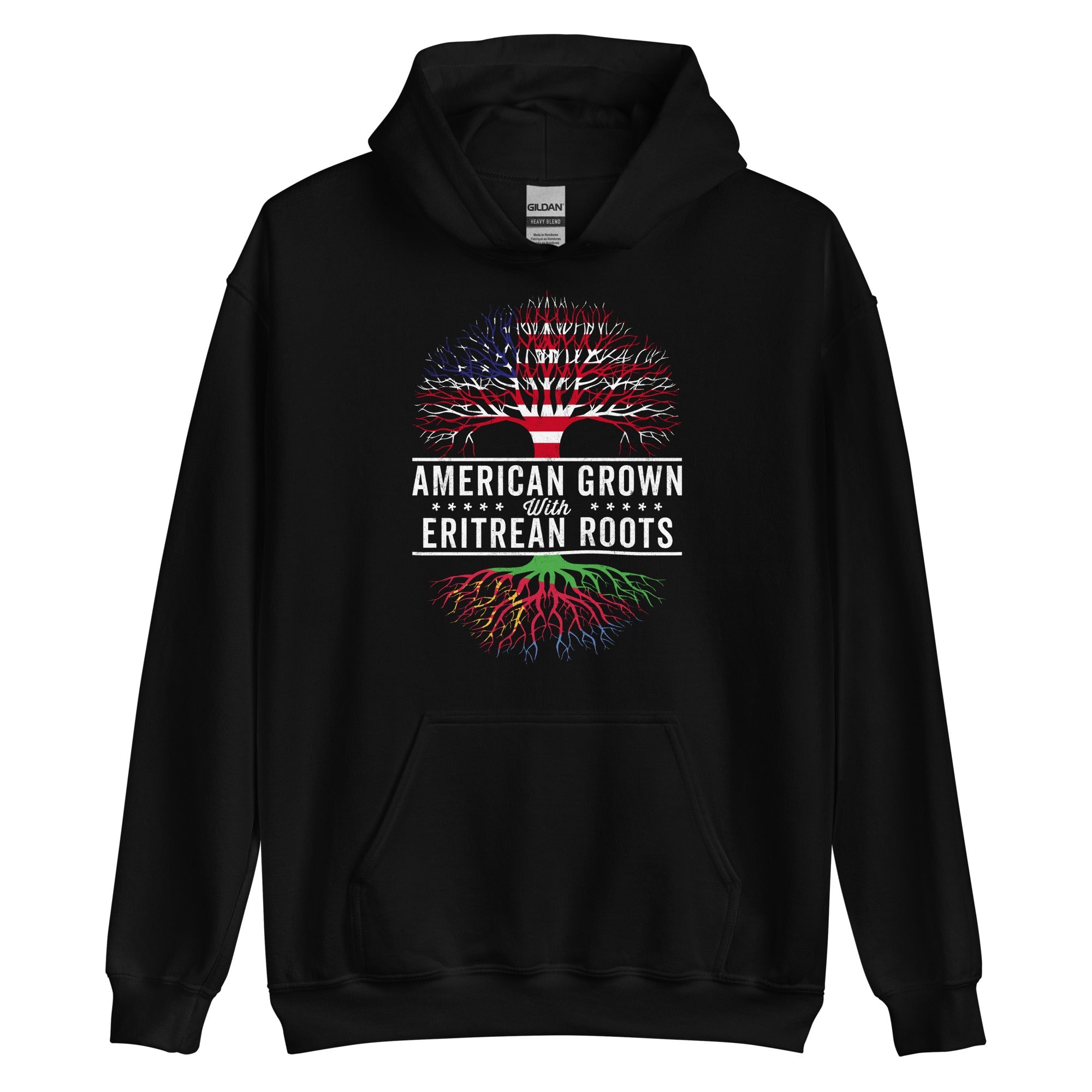 American Grown Eritrean Roots Flag Hoodie