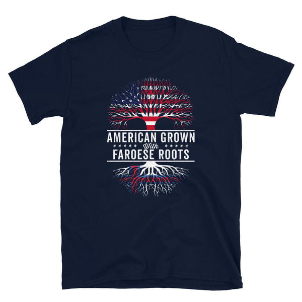 American Grown Faroese Roots Flag T-Shirt