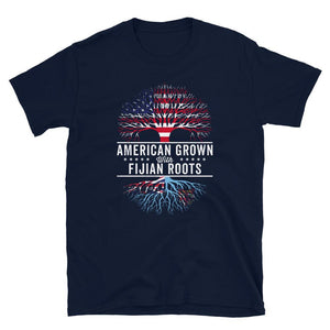 American Grown Fijian Roots Flag T-Shirt