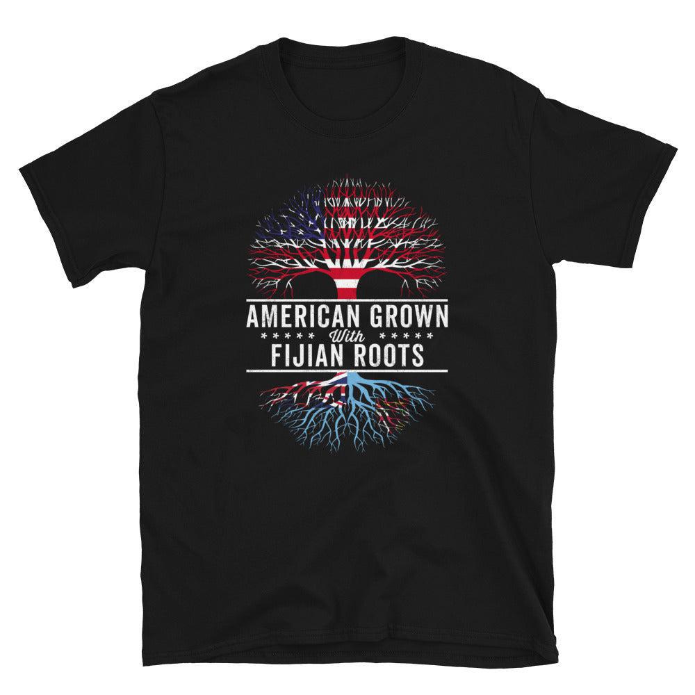 American Grown Fijian Roots Flag T-Shirt