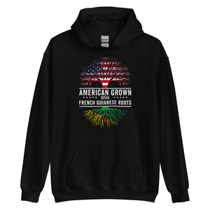 American Grown French Guianese Roots Flag Hoodie