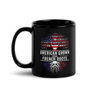 American Grown French Roots Flag Mug