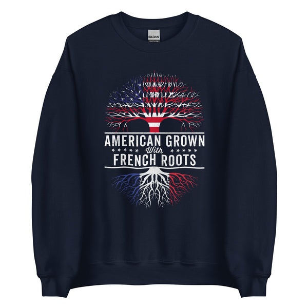 American Grown French Roots Flag Sweatshirt