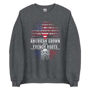 American Grown French Roots Flag Sweatshirt