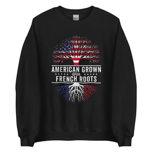 American Grown French Roots Flag Sweatshirt