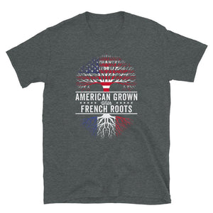 American Grown French Roots Flag T-Shirt