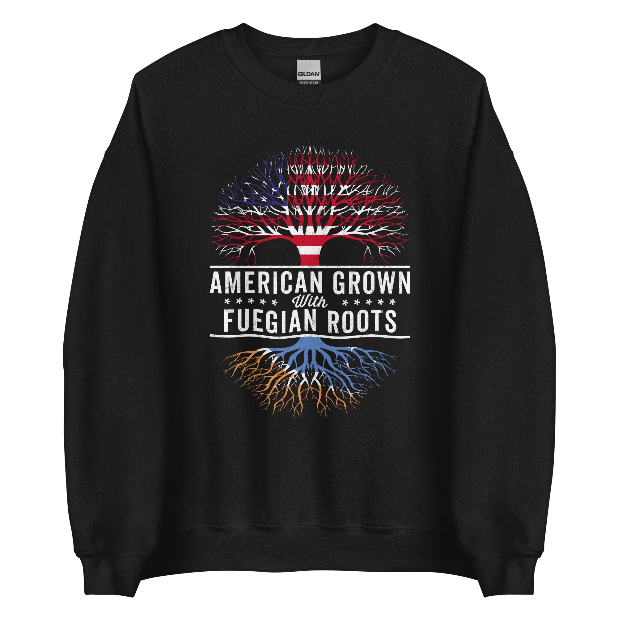 American Grown Fuegian Roots Flag Sweatshirt