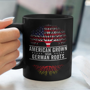 American Grown German Roots Flag Mug