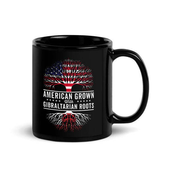 American Grown Gibraltarian Roots Flag Mug