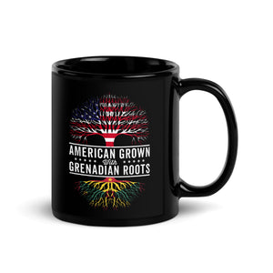 American Grown Grenadian Roots Flag Mug