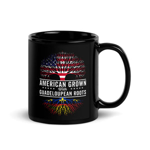 American Grown Guadeloupean Roots Flag Mug