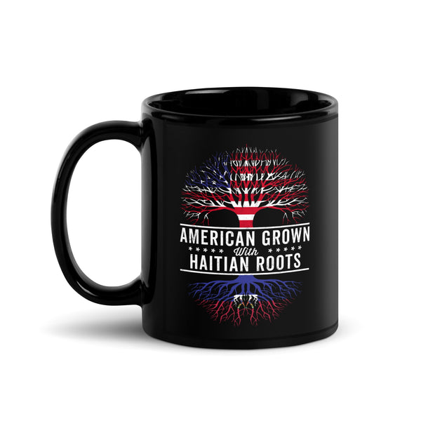 American Grown Haitian Roots Flag Mug