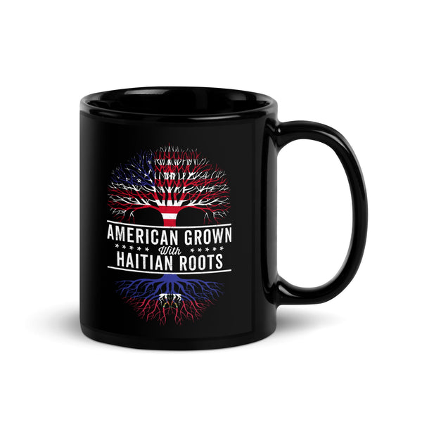 American Grown Haitian Roots Flag Mug