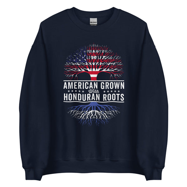 American Grown Honduran Roots Flag Sweatshirt