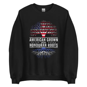 American Grown Honduran Roots Flag Sweatshirt