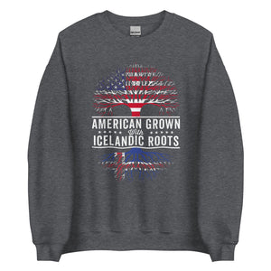 American Grown Icelandic Roots Flag Sweatshirt