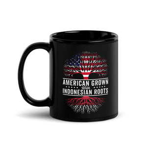 American Grown Indonesian Roots Flag Mug