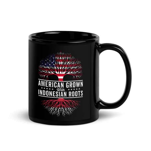 American Grown Indonesian Roots Flag Mug