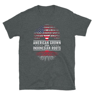 American Grown Indonesian Roots Flag T-Shirt