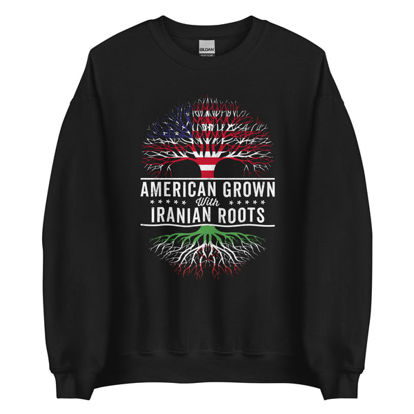 American Grown Iranian Roots Flag Sweatshirt