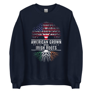 American Grown Irish Roots Flag Sweatshirt